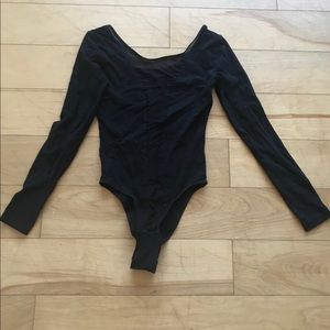 American Apparel Black Leotard